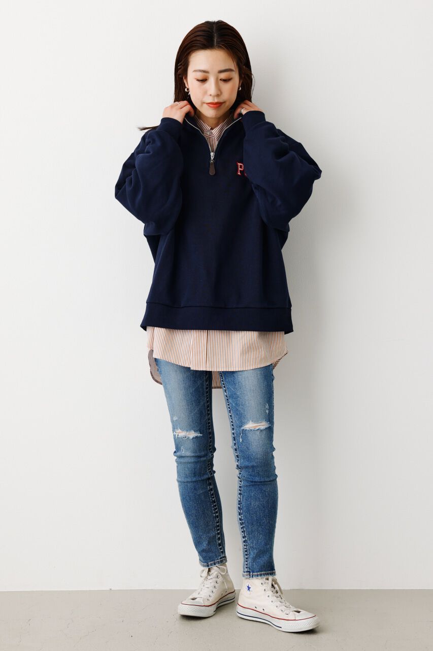 RODEO CROWNS「POLO BCS ハーフジップトップス」|Tシャツ・カットソー|