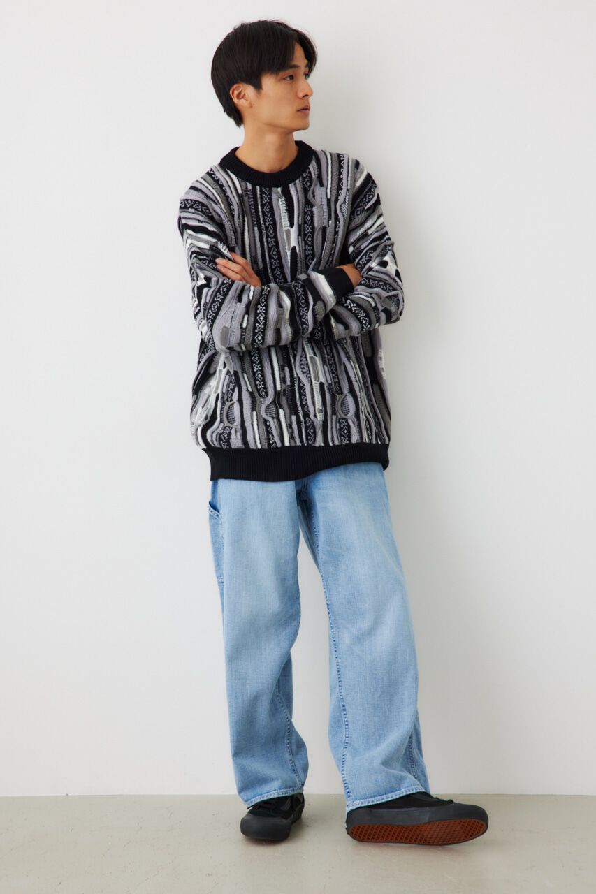 RODEO CROWNS「クージーニット」|ニット・セーター|柄BLK5