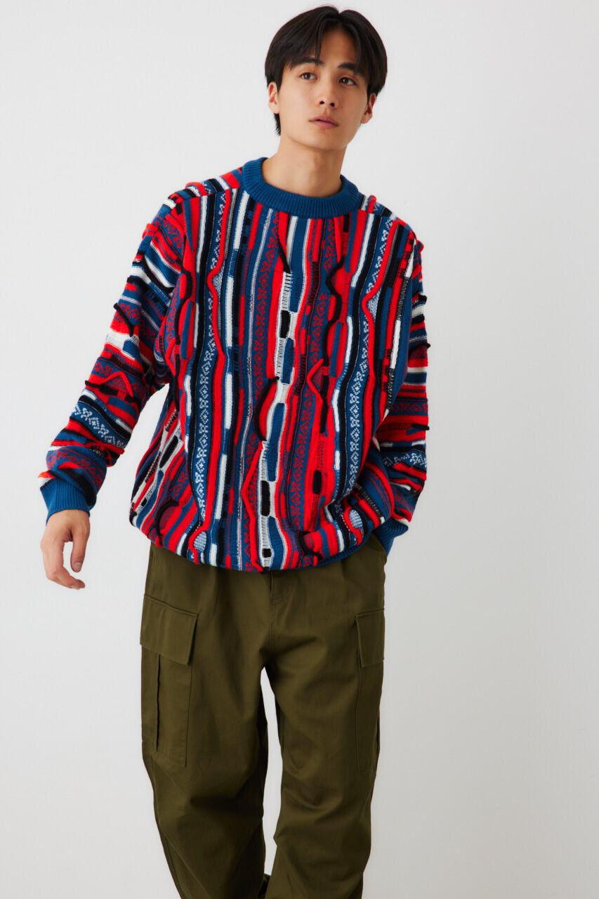 RODEO CROWNS「クージーニット」|ニット・セーター|柄BLU5