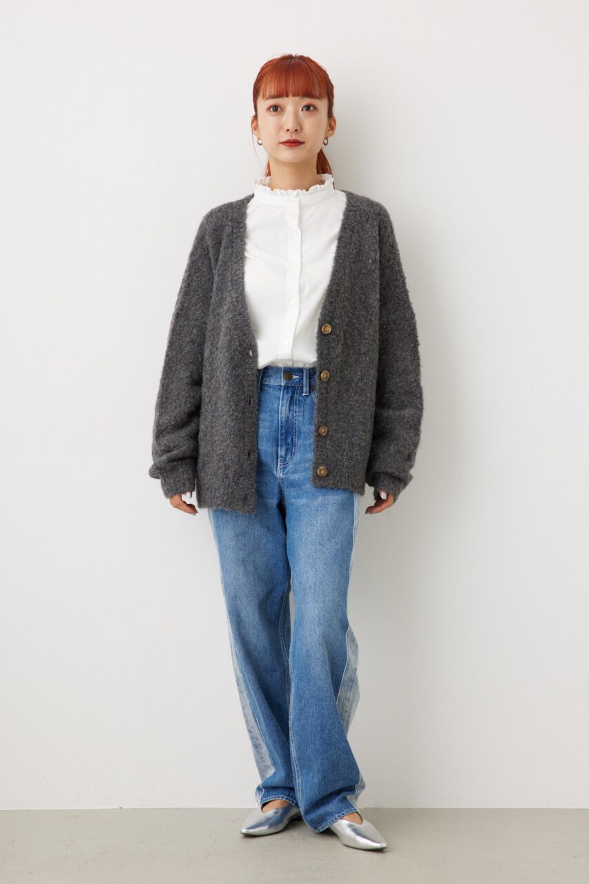 RODEO CROWNS「ミックスブークレニットカーディガン」|カーディガン|