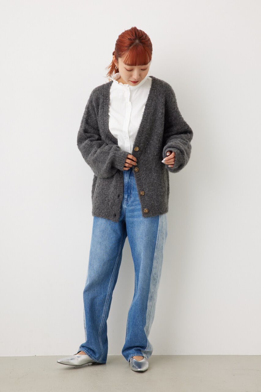 RODEO CROWNS「ミックスブークレニットカーディガン」|カーディガン|