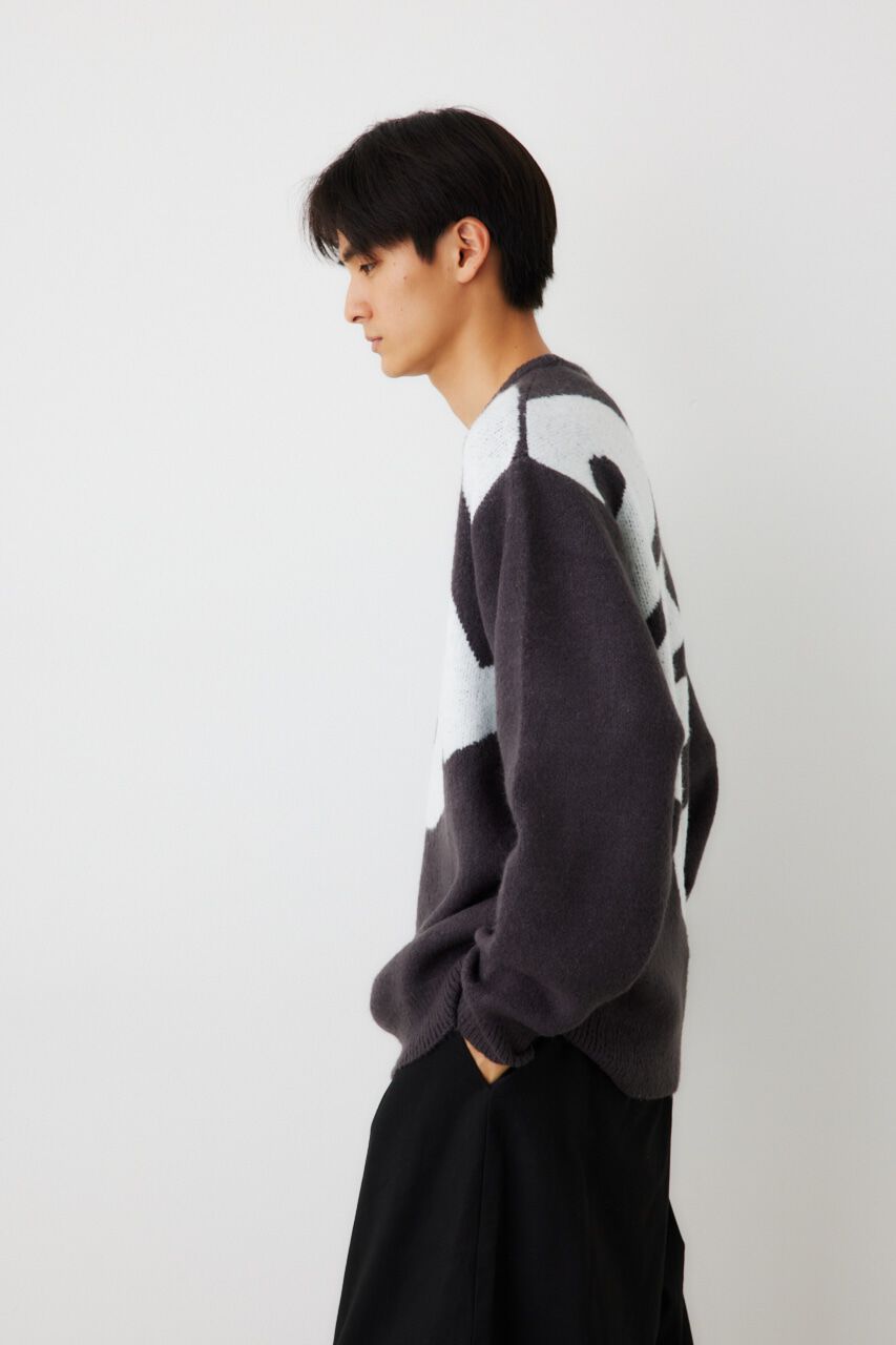 RODEO CROWNS「メンズブークレビッグロゴニットトップス」|ニット・セーター|