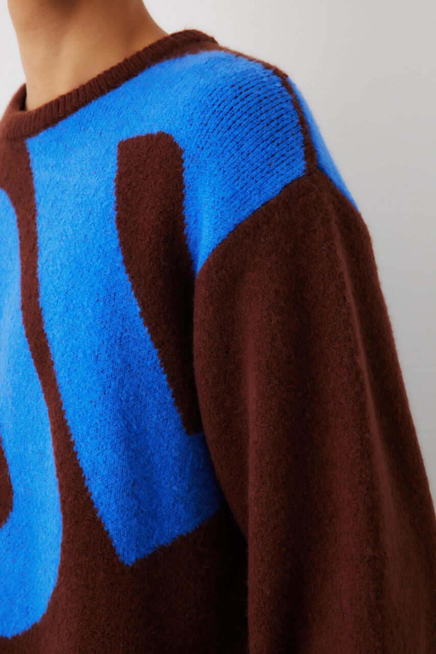 RODEO CROWNS「メンズブークレビッグロゴニットトップス」|ニット・セーター|