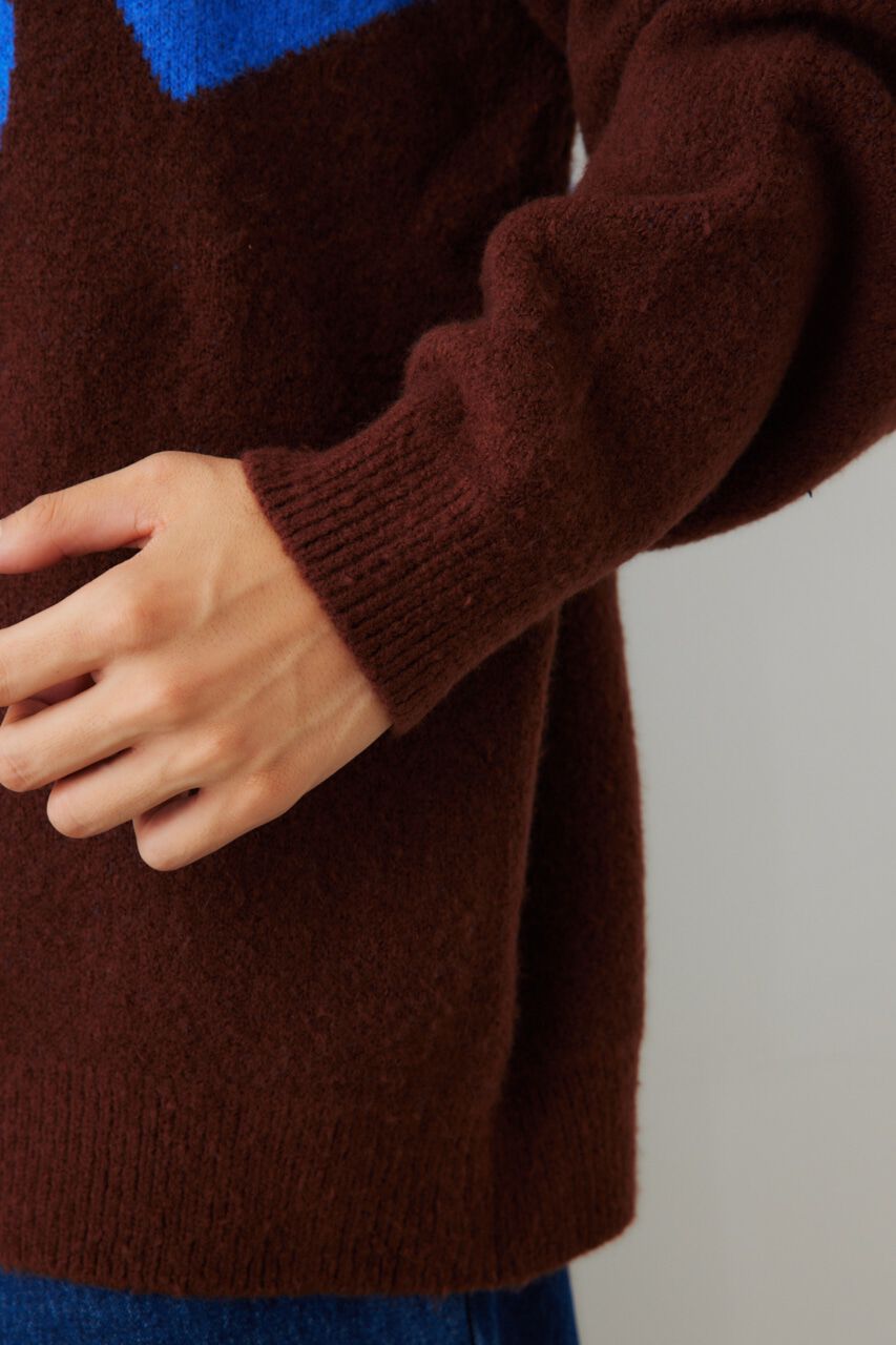 RODEO CROWNS「メンズブークレビッグロゴニットトップス」|ニット・セーター|