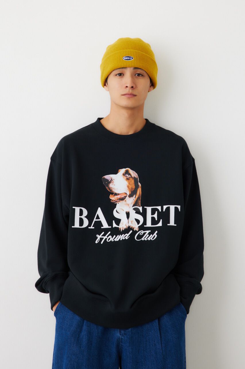 RODEO CROWNS「DOGS スウェットトップス」|Tシャツ・カットソー|BLK