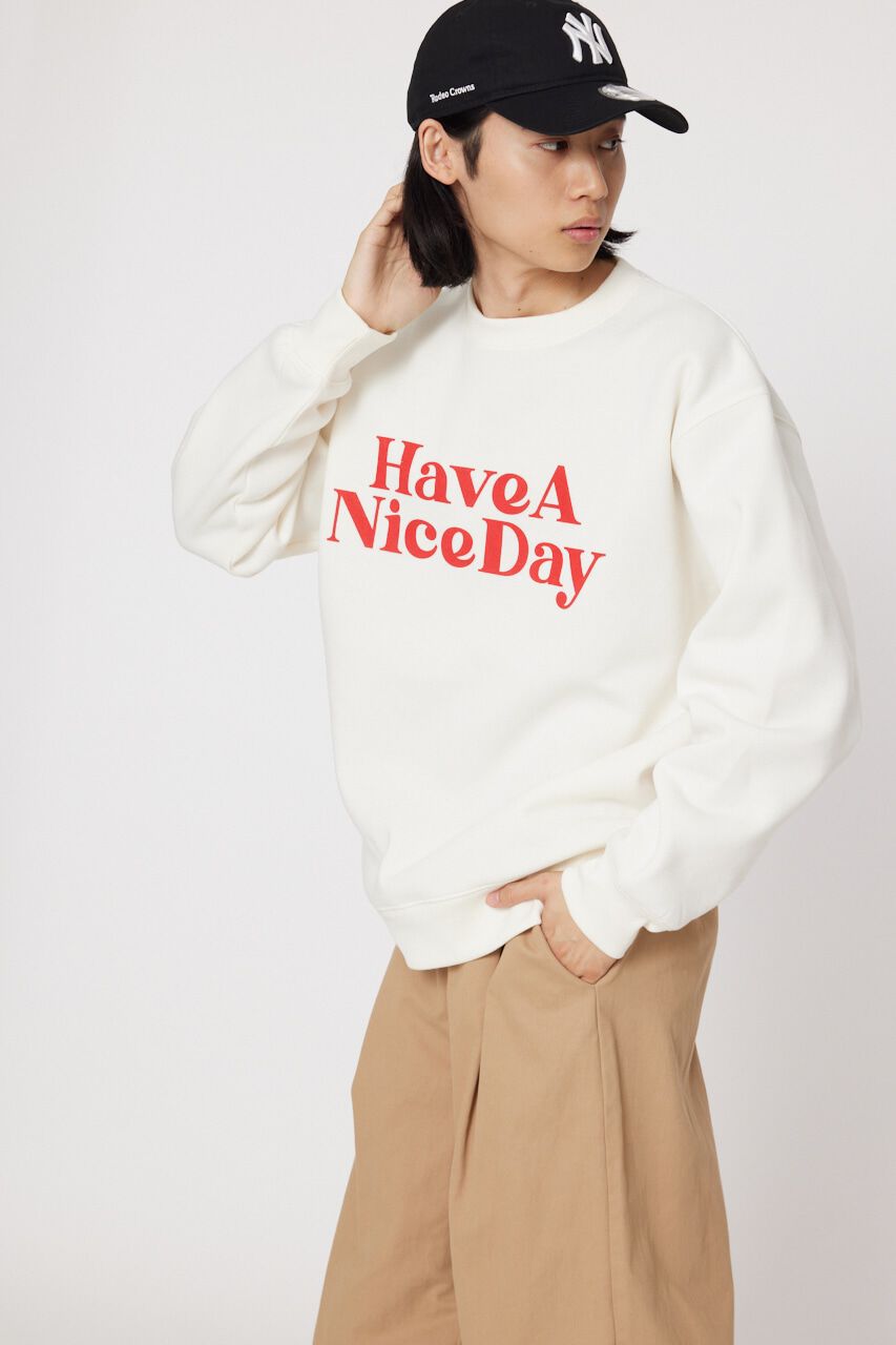 RODEO CROWNS「HAVE A スウェットトップス」|Tシャツ・カットソー|O/WHT1