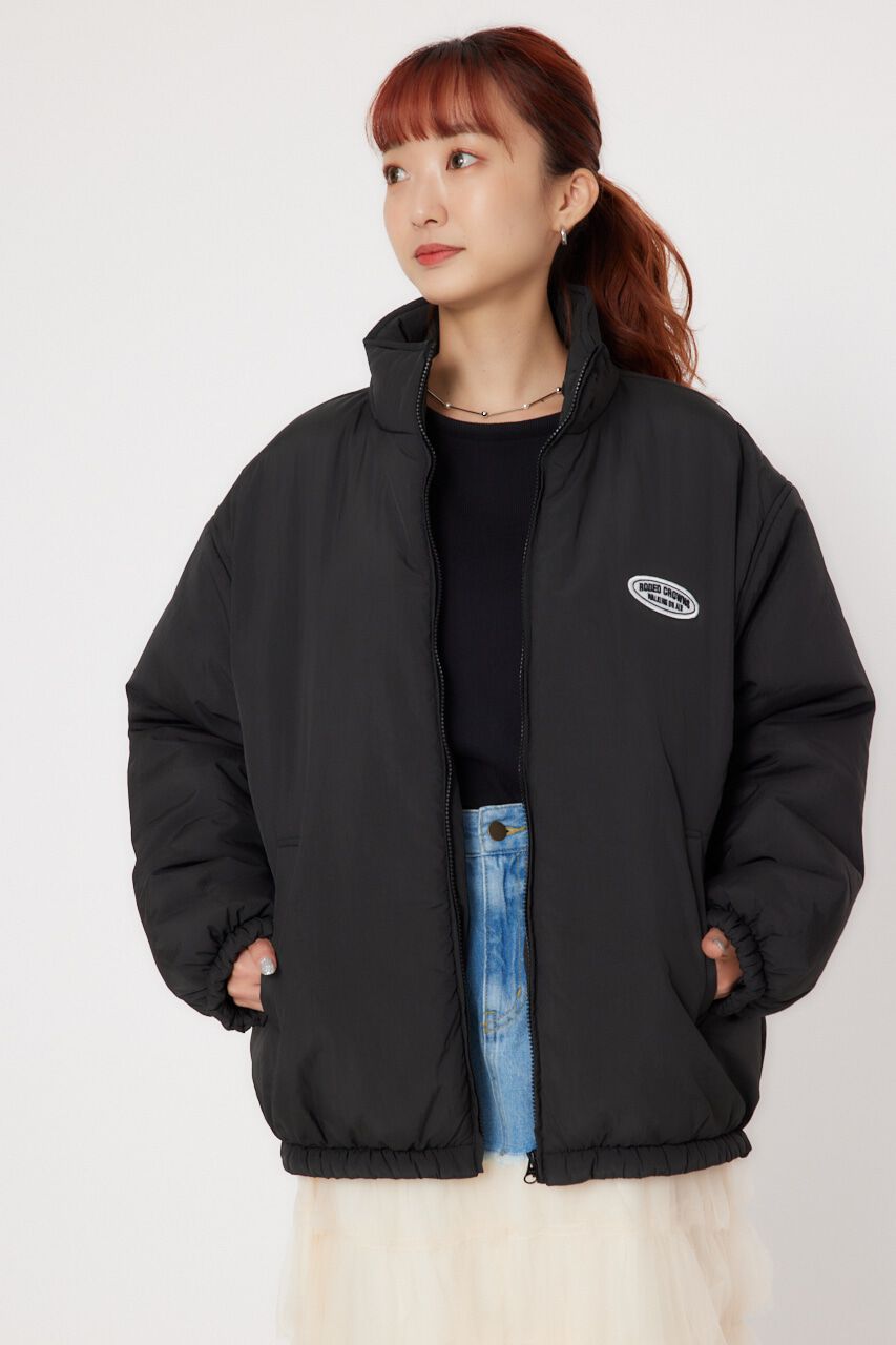 RODEO CROWNS「LOGOスタンドネックブルゾン」|ブルゾン・スタジャン|