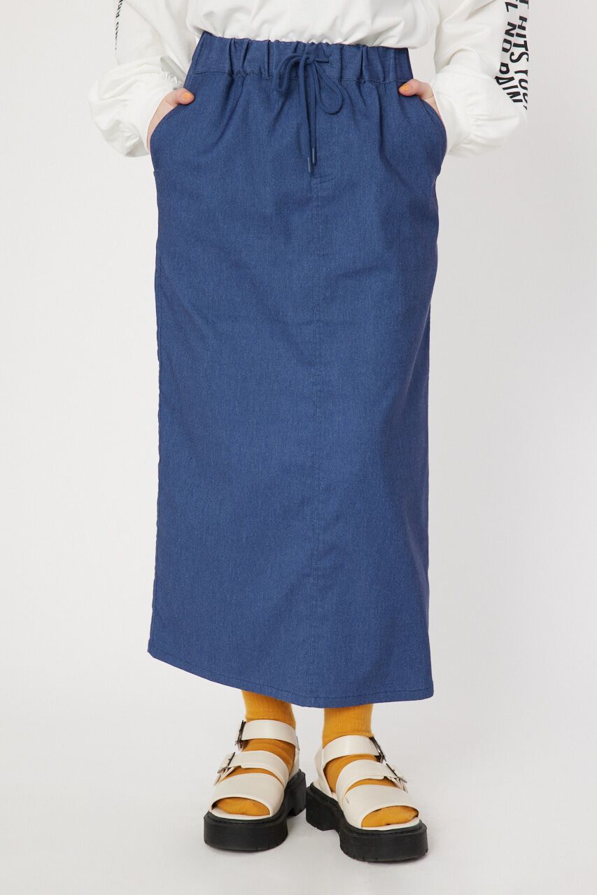 RODEO CROWNS「D/S DENIM EASY ナロースカート」|スカート|BLU