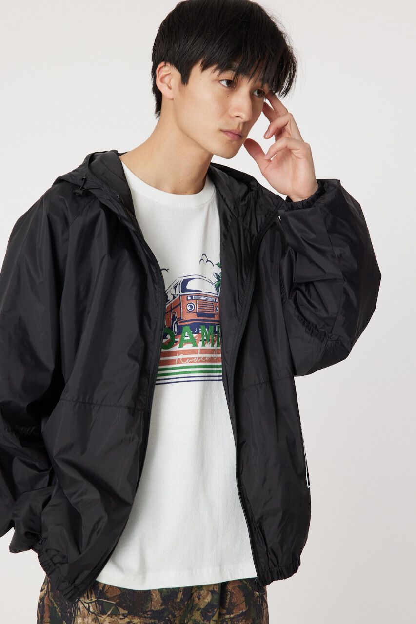 RODEO CROWNS「バイカラーフーディーブルゾン」|ブルゾン・スタジャン|