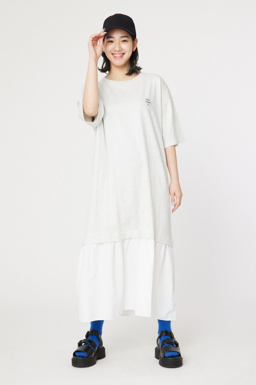 RODEO CROWNS「BACK LOGO ドッキングワンピース」|ワンピース|