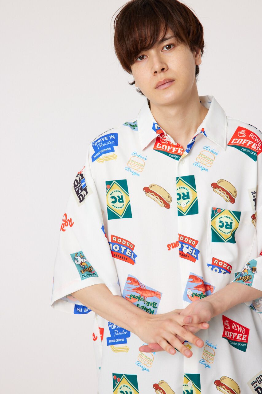 RODEO CROWNS「サインボードシャツ」|シャツ・ブラウス|柄WHT5
