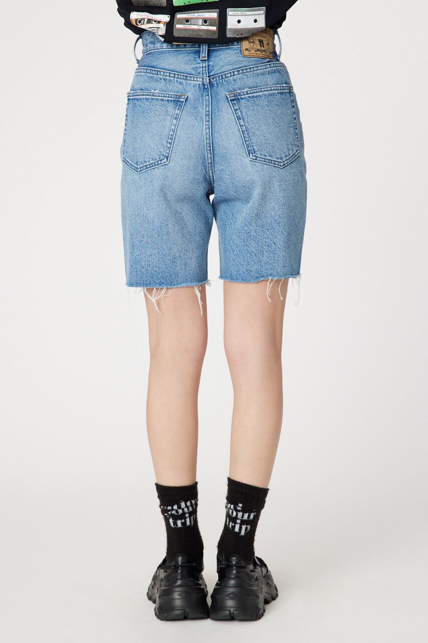 RODEO CROWNS「デニムバイカーショートパンツ」|デニム|