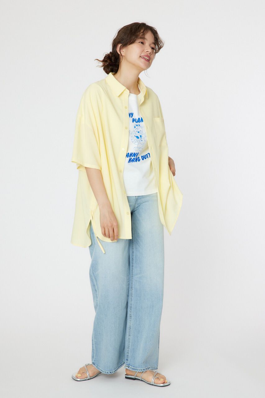 RODEO CROWNS「ハーフスリーブビッグシャツ」|シャツ・ブラウス|