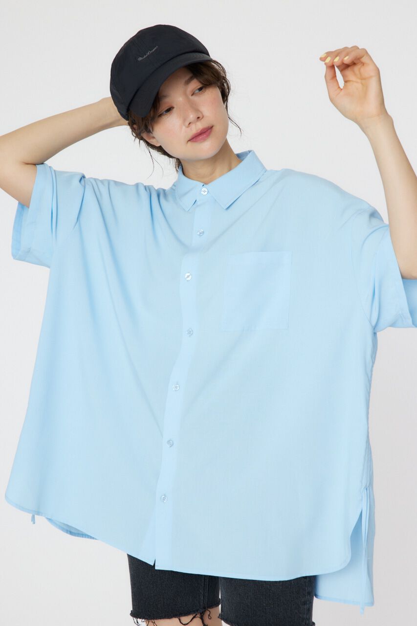 RODEO CROWNS「ハーフスリーブビッグシャツ」|シャツ・ブラウス|