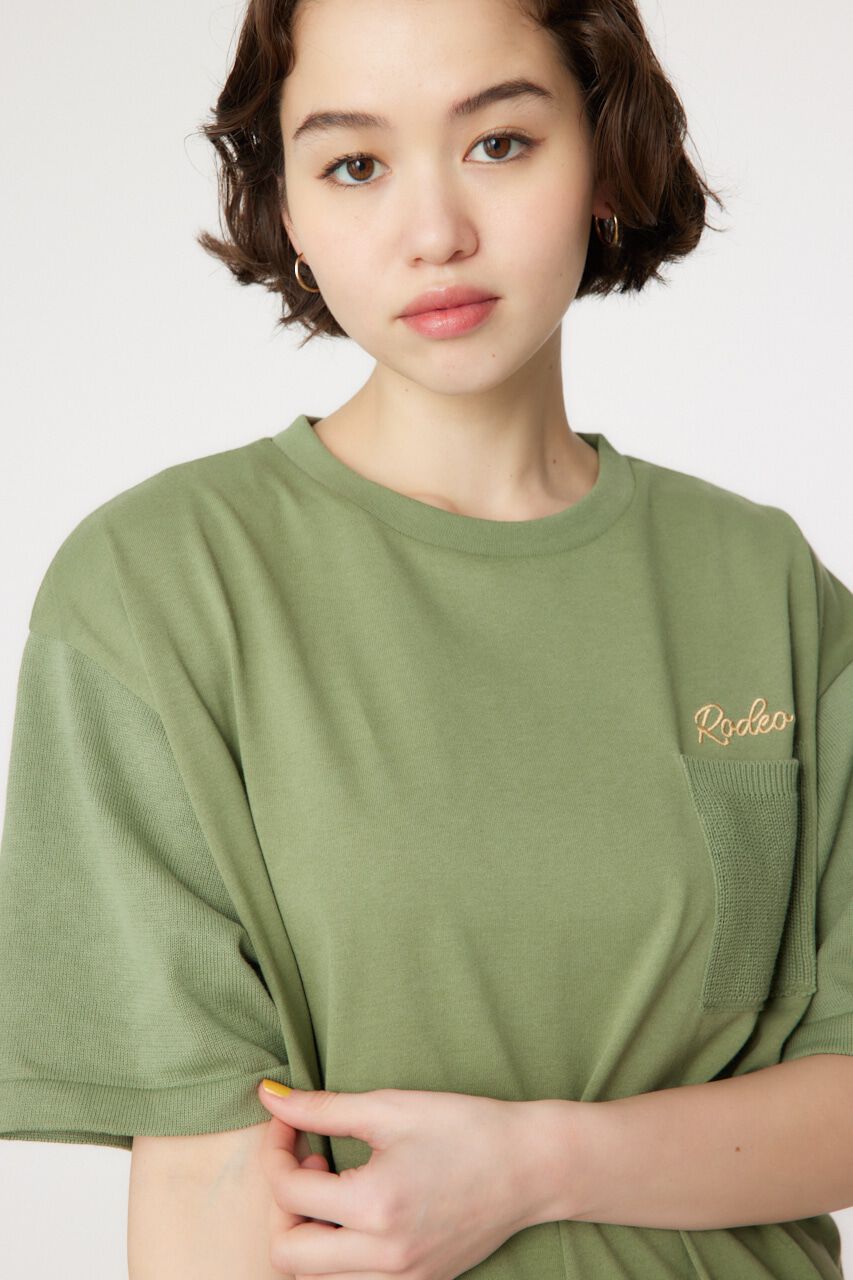 RODEO CROWNS「ドッキングロゴニットワンピース」|ワンピース|