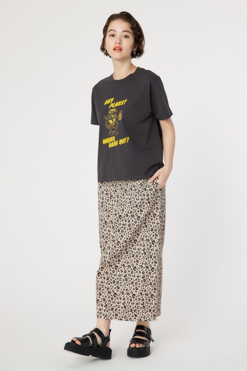 RODEO CROWNS「レオパードナロースカート」|スカート|