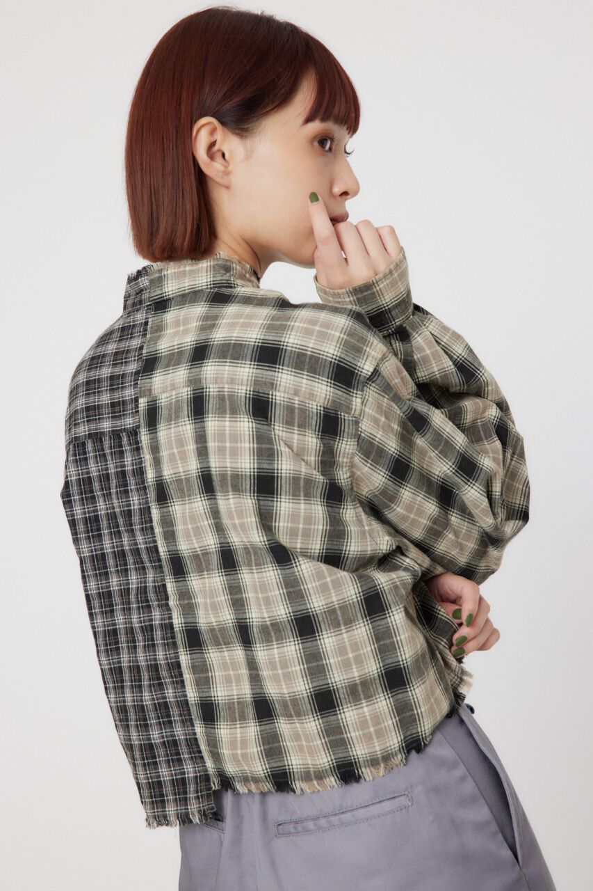 RODEO CROWNS「リボンクロップドシャツ」|シャツ・ブラウス|