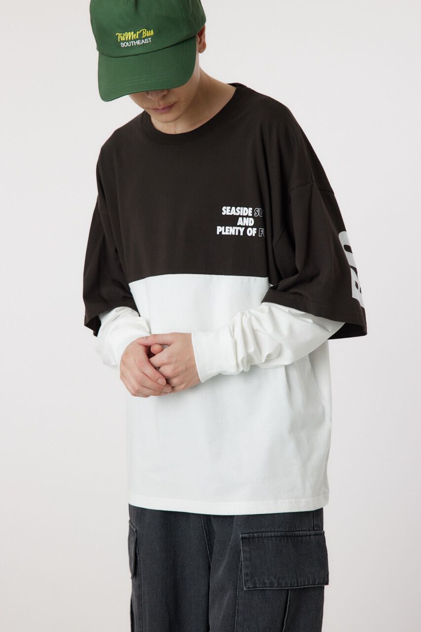 RODEO CROWNS「バイカラーL/S Tシャツ」|Tシャツ・カットソー|