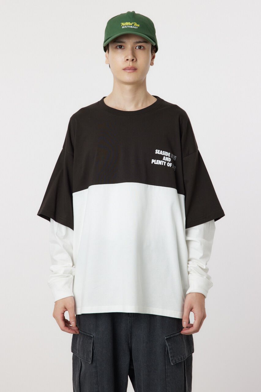 RODEO CROWNS「バイカラーL/S Tシャツ」|Tシャツ・カットソー|