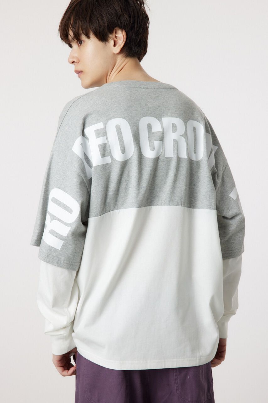 RODEO CROWNS「バイカラーL/S Tシャツ」|Tシャツ・カットソー|T.GRY