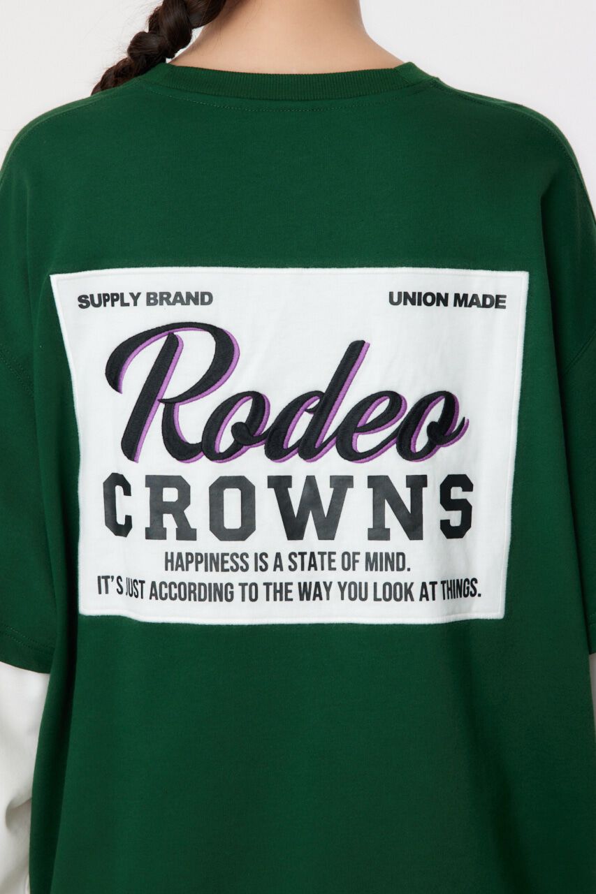 RODEO CROWNS「フェイクレイヤードスウェットワンピース」|ワンピース|