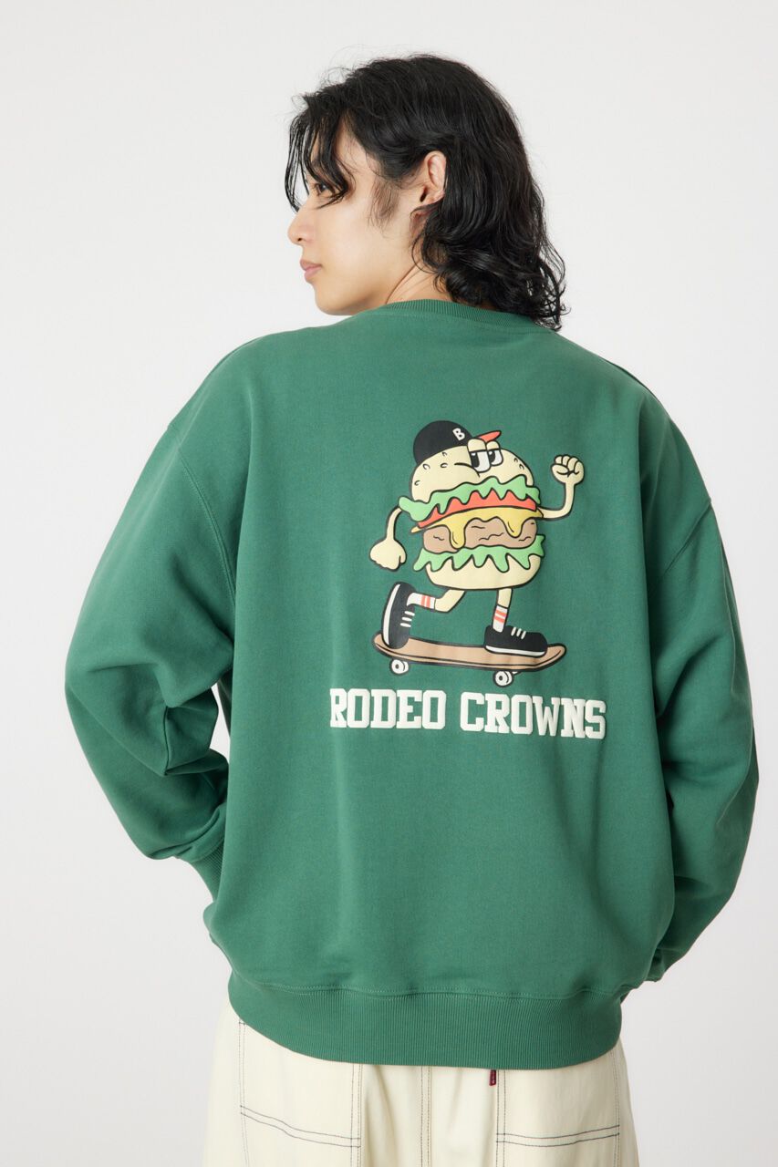 RODEO CROWNS「BURGER スウェット」|パーカー|