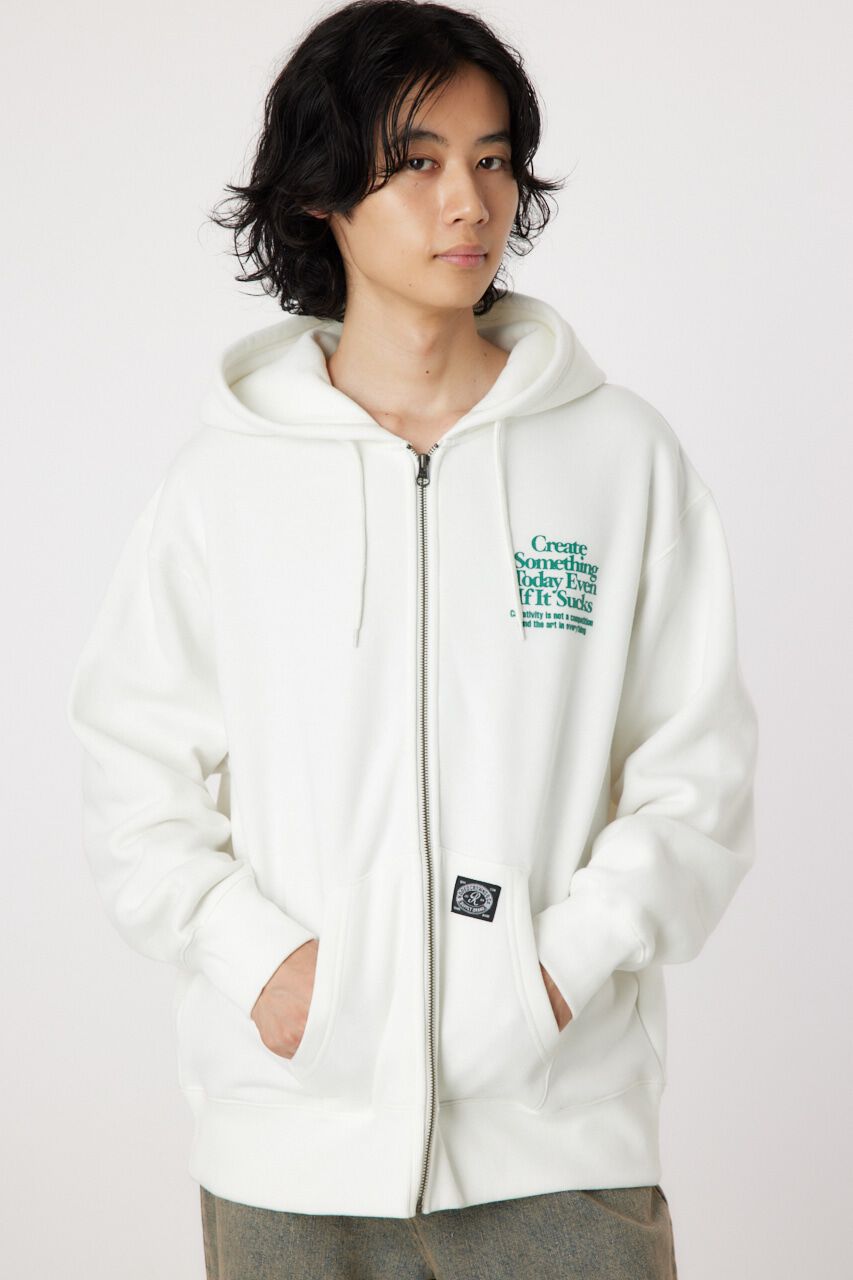 RODEO CROWNS「bayside ジップフーディー」|パーカー|O/WHT1