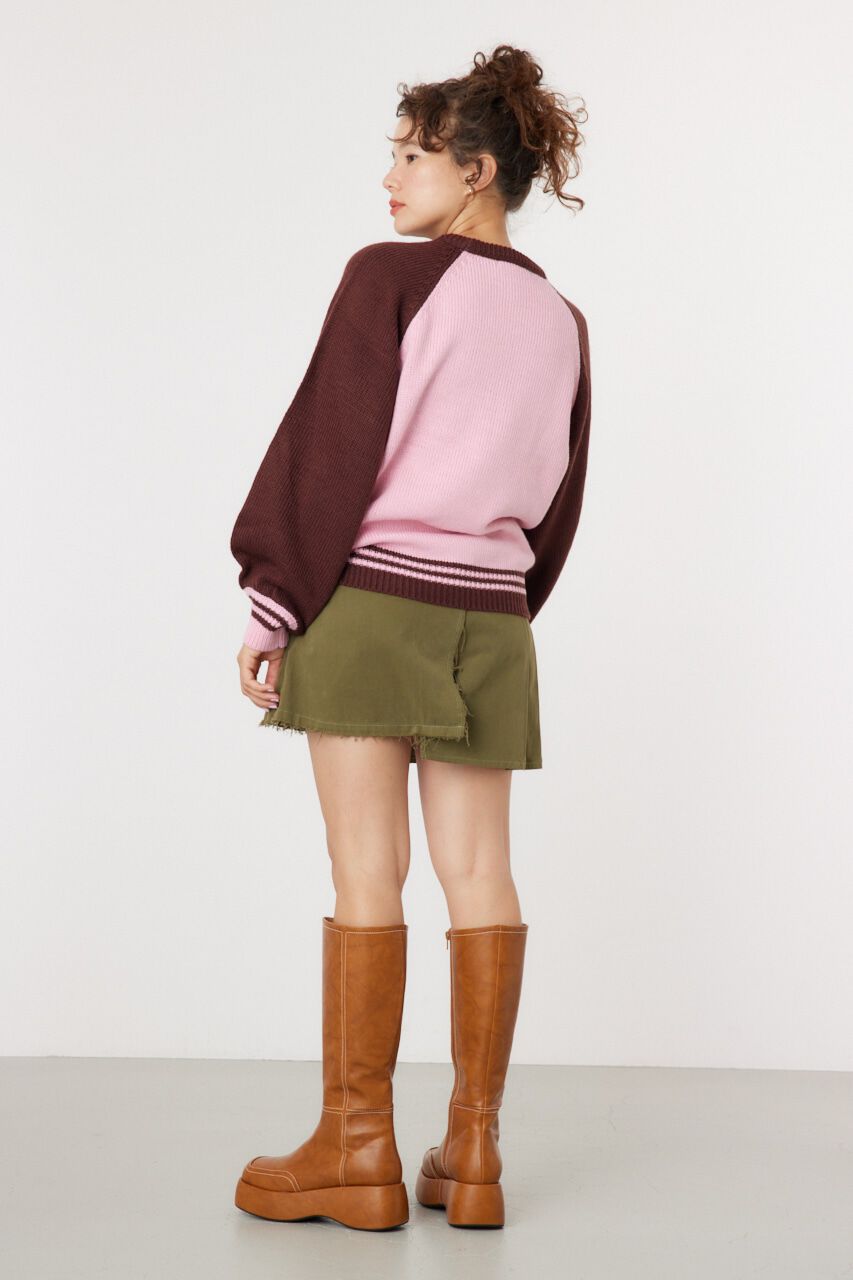 RODEO CROWNS「Cameo ラグランニットトップス」|ニット・セーター|