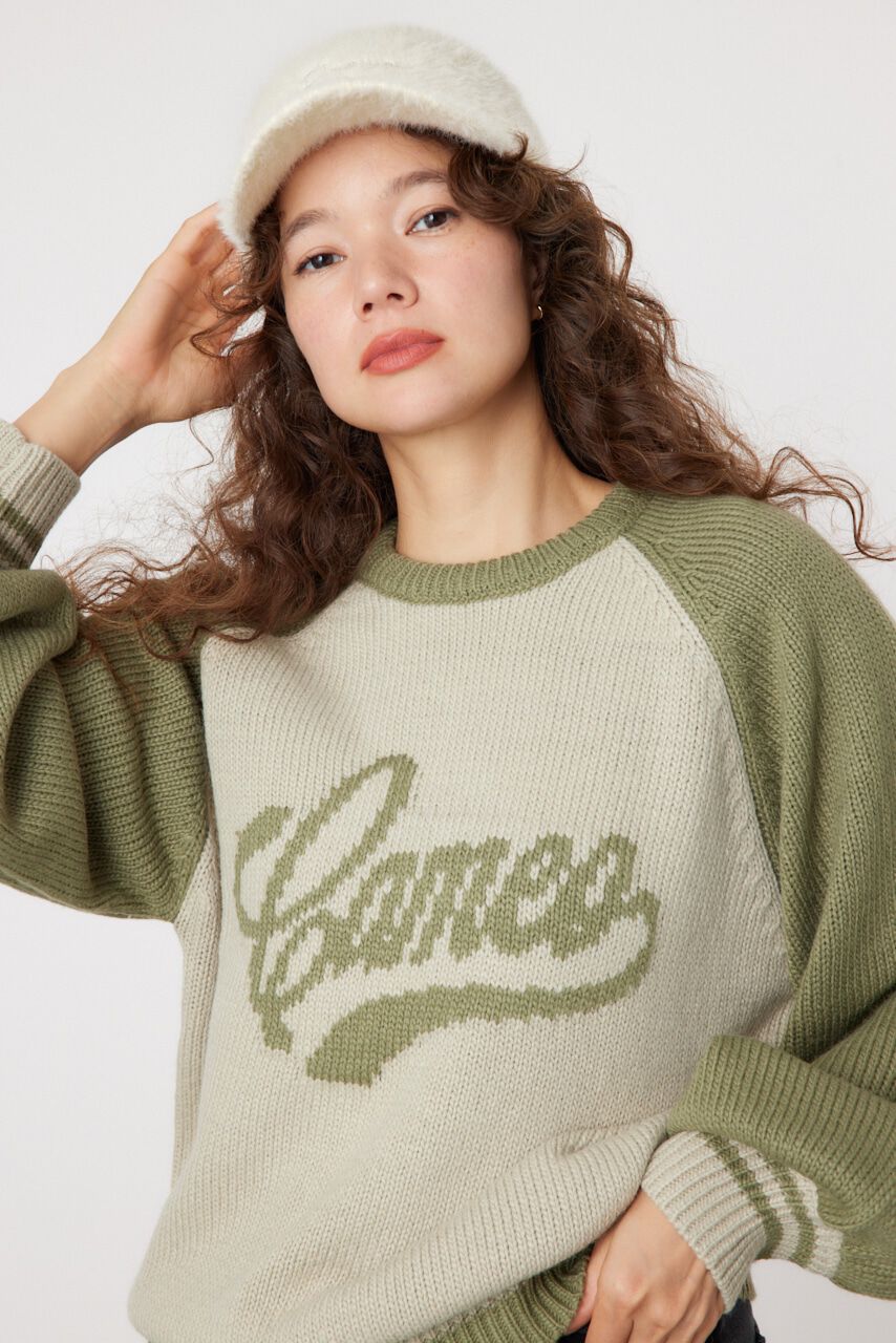 RODEO CROWNS「Cameo ラグランニットトップス」|ニット・セーター|