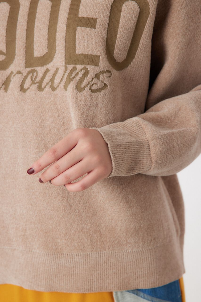 RODEO CROWNS「モールエンボスロゴニットトップス」|ニット・セーター|