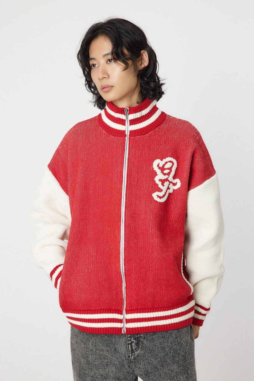 RODEO CROWNS「zipニットスタジャン」|ブルゾン・スタジャン|