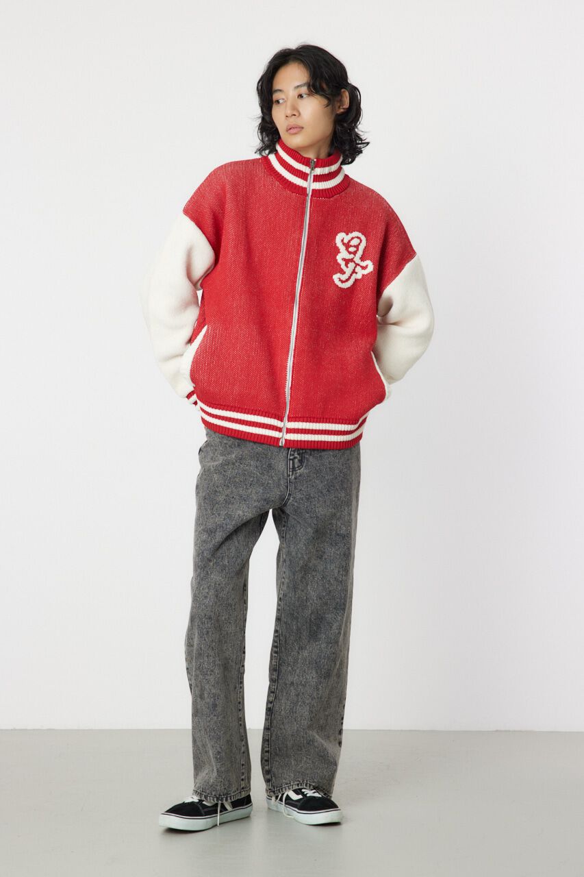 RODEO CROWNS「zipニットスタジャン」|ブルゾン・スタジャン|