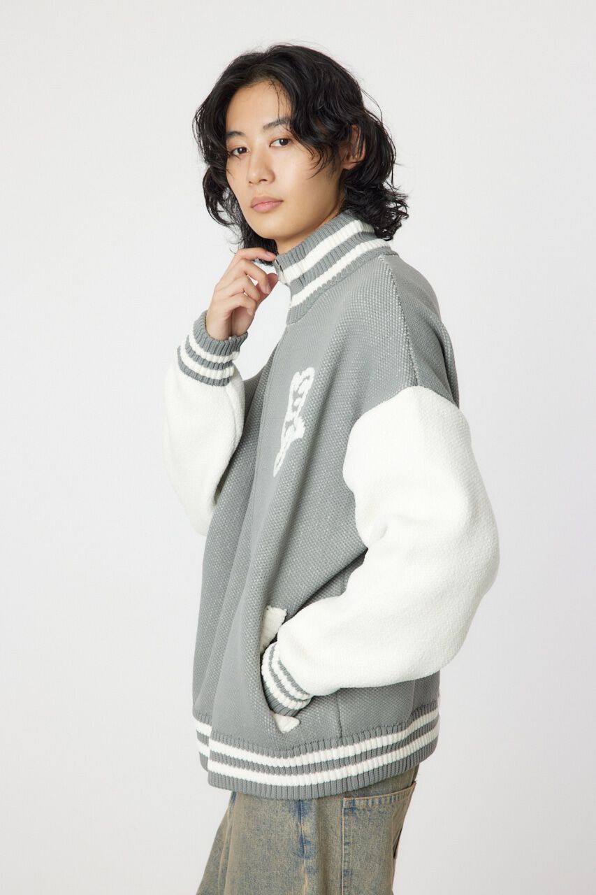 RODEO CROWNS「zipニットスタジャン」|ブルゾン・スタジャン|