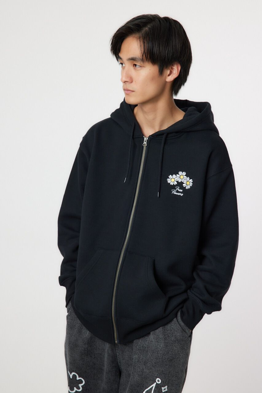 RODEO CROWNS「バックビッグロゴzipパーカー」|パーカー|BLK