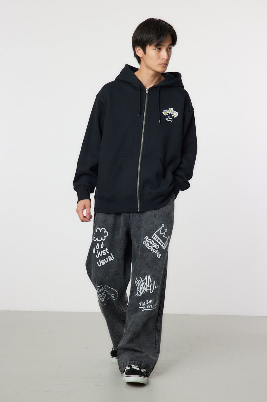 RODEO CROWNS「バックビッグロゴzipパーカー」|パーカー|