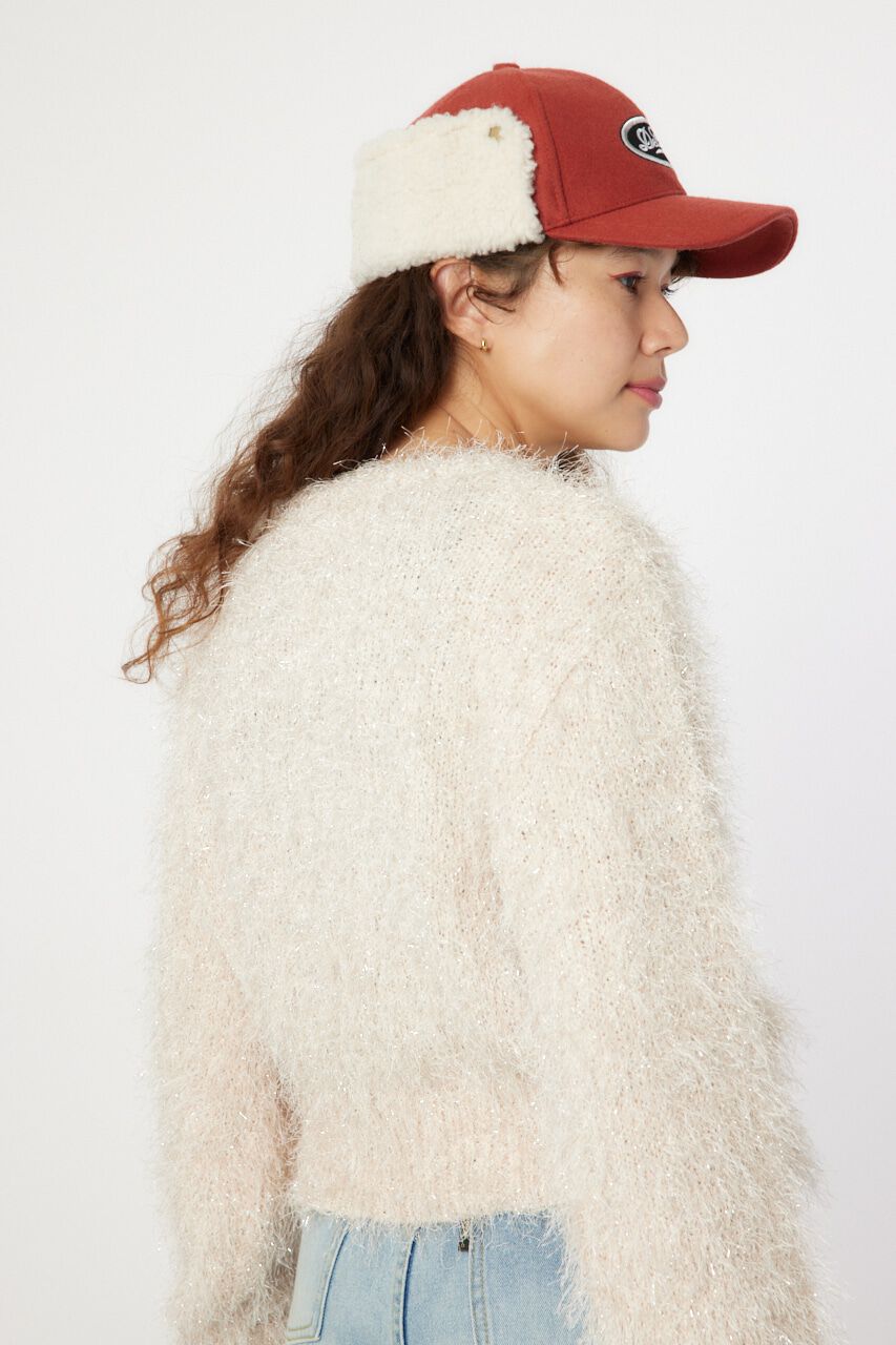 RODEO CROWNS「ラメシャギーニットカーディガン」|カーディガン|