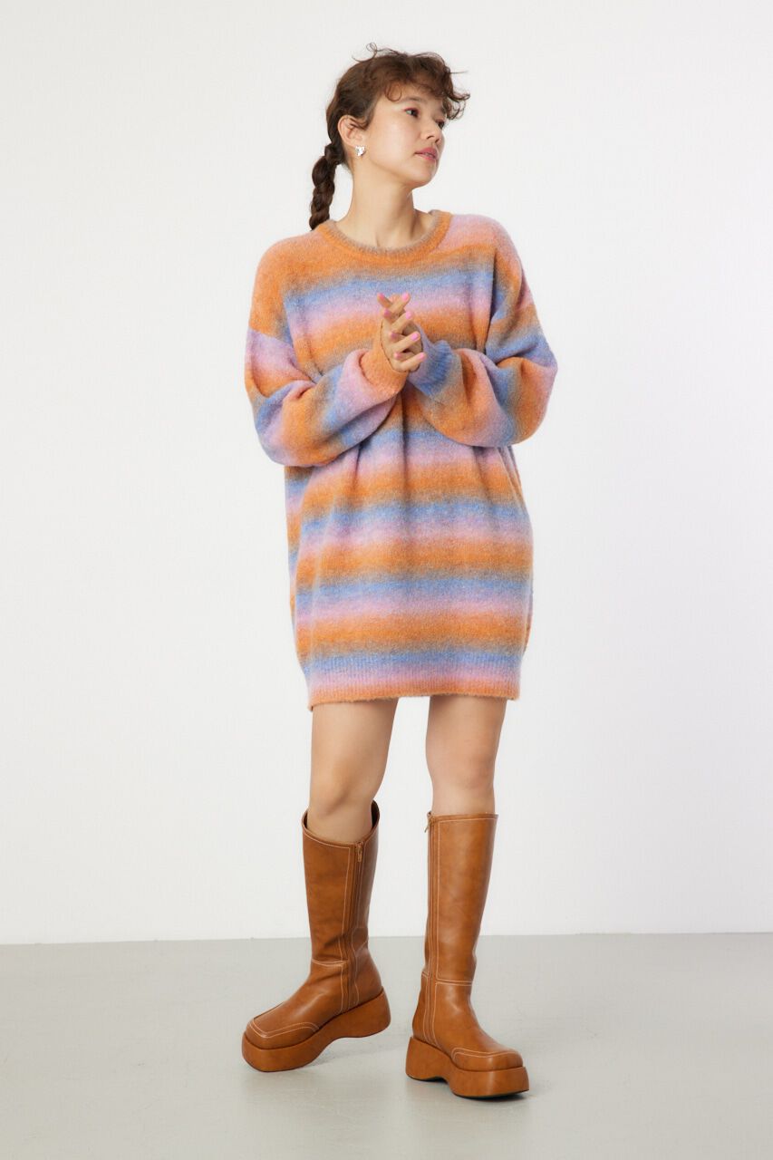 RODEO CROWNS「グラデーションニットワンピース」|ワンピース|