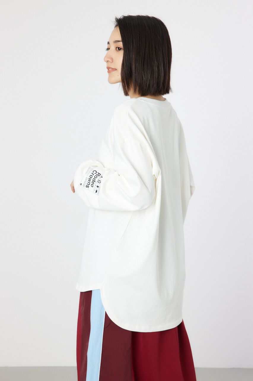 RODEO CROWNS「ネームパッチリラックスロングTシャツ」|Tシャツ・カットソー|