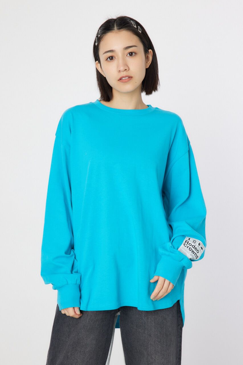RODEO CROWNS「ネームパッチリラックスロングTシャツ」|Tシャツ・カットソー|TQ