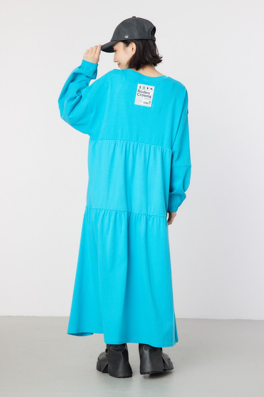 RODEO CROWNS「ネームパッチティアードマキシワンピース」|ワンピース|