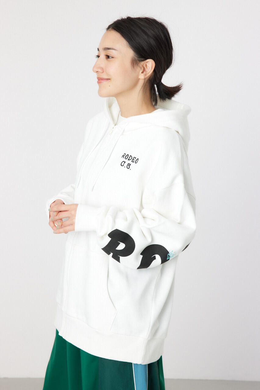 RODEO CROWNS「SKETCH LOGO ジップパーカー」|パーカー|