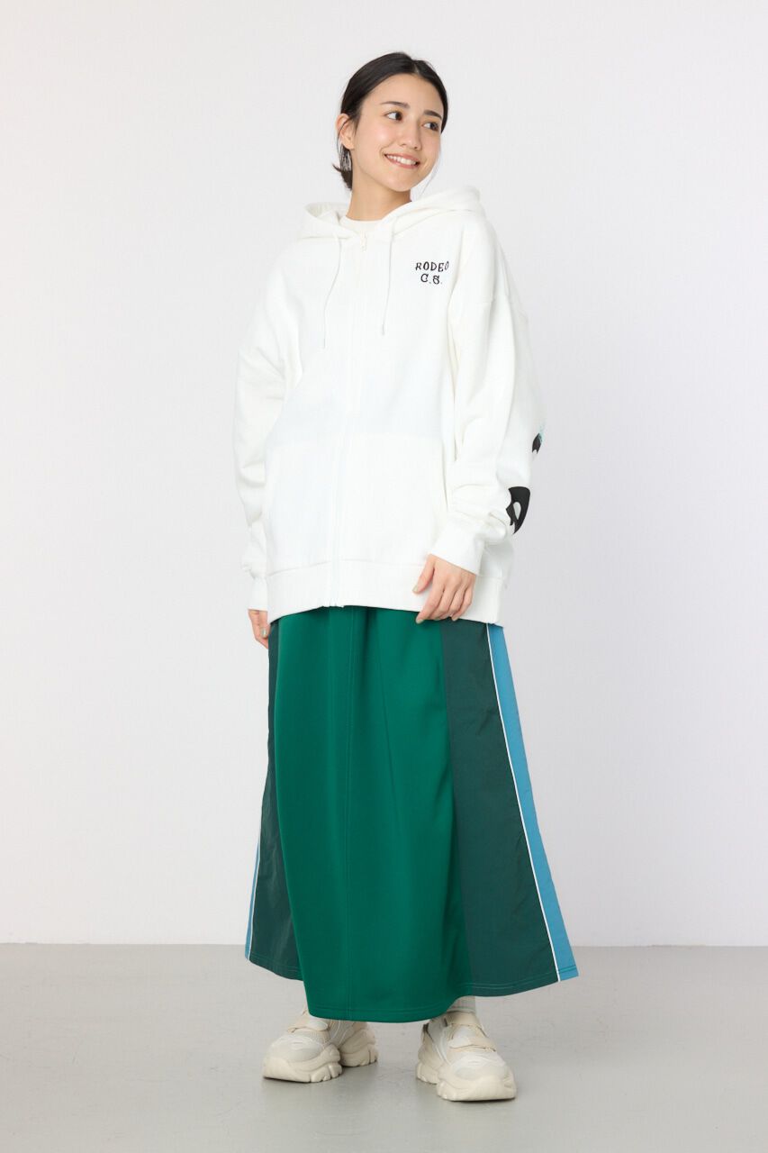 RODEO CROWNS「SKETCH LOGO ジップパーカー」|パーカー|