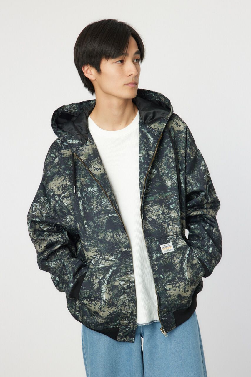 RODEO CROWNS「アクティブフーディージャケット」|ブルゾン・スタジャン|迷彩