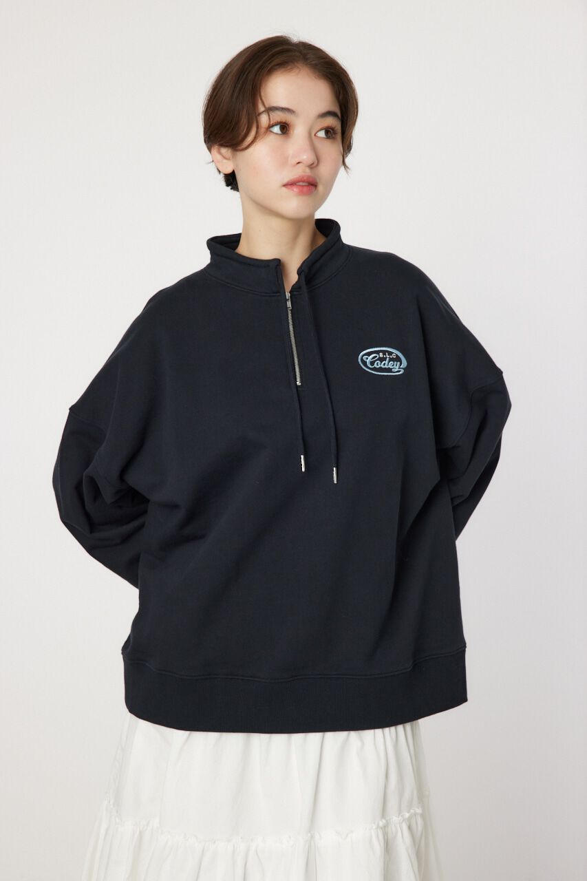 RODEO CROWNS「スタンドネックハーフジップトップス」|Tシャツ・カットソー|