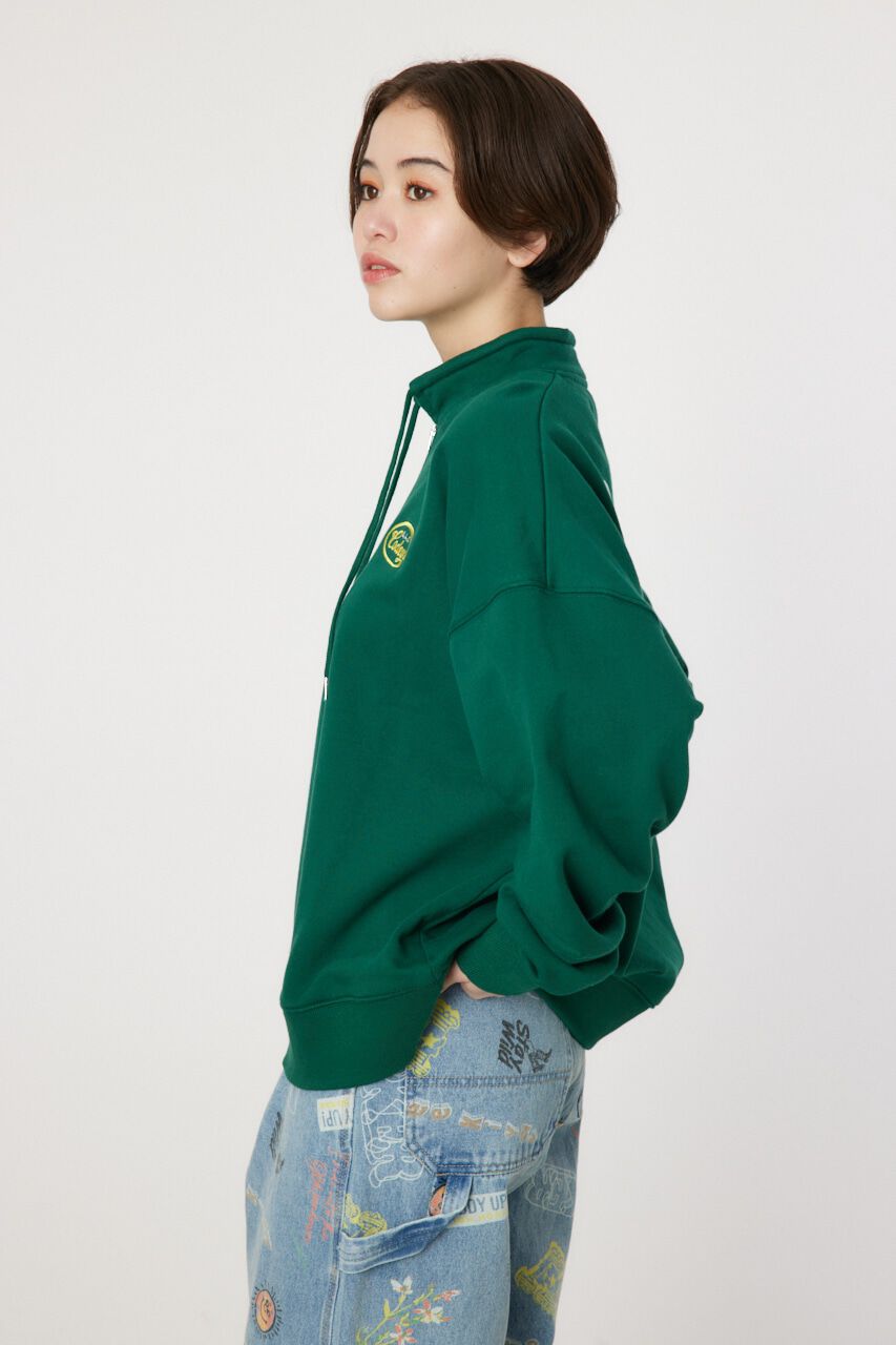 RODEO CROWNS「スタンドネックハーフジップトップス」|Tシャツ・カットソー|