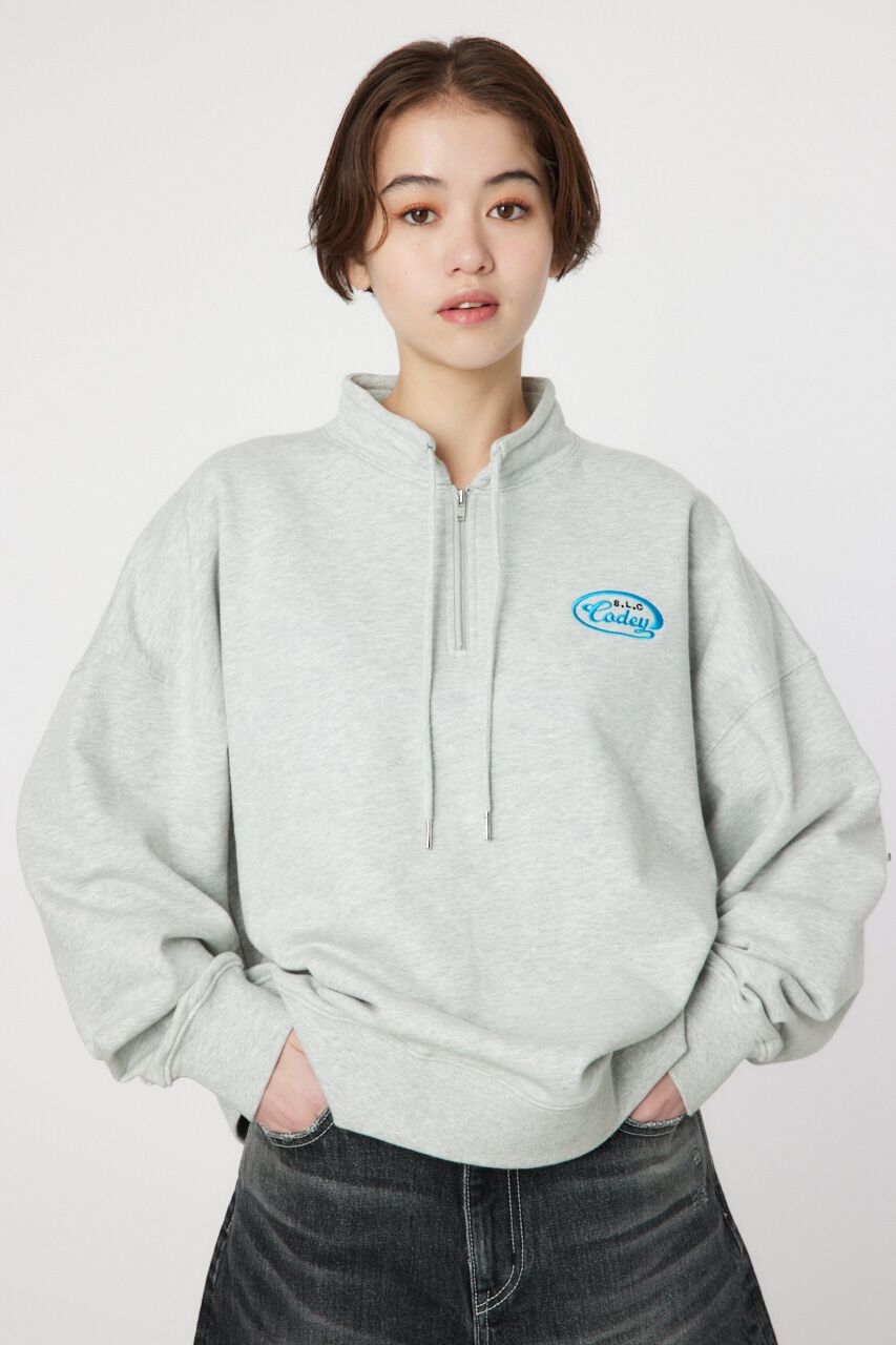 RODEO CROWNS「スタンドネックハーフジップトップス」|Tシャツ・カットソー|