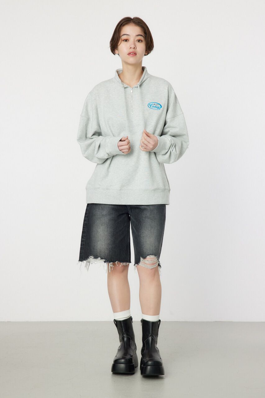 RODEO CROWNS「スタンドネックハーフジップトップス」|Tシャツ・カットソー|