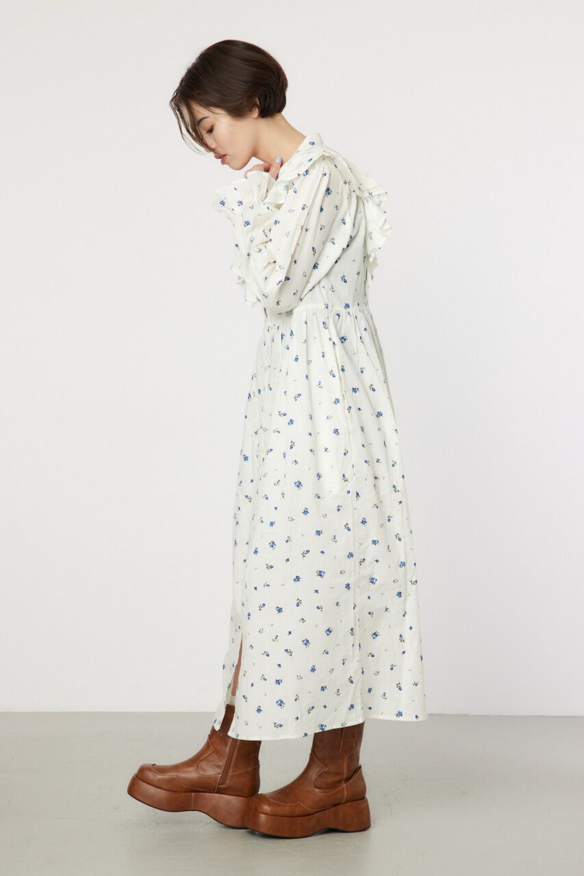 RODEO CROWNS「フラワーパターンフリルワンピース」|ワンピース|