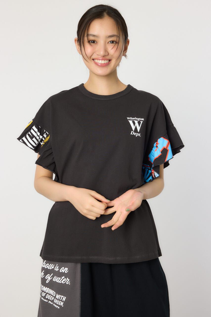 RODEO CROWNS「カスタムリメイクフリルアームトップス」|Tシャツ・カットソー|