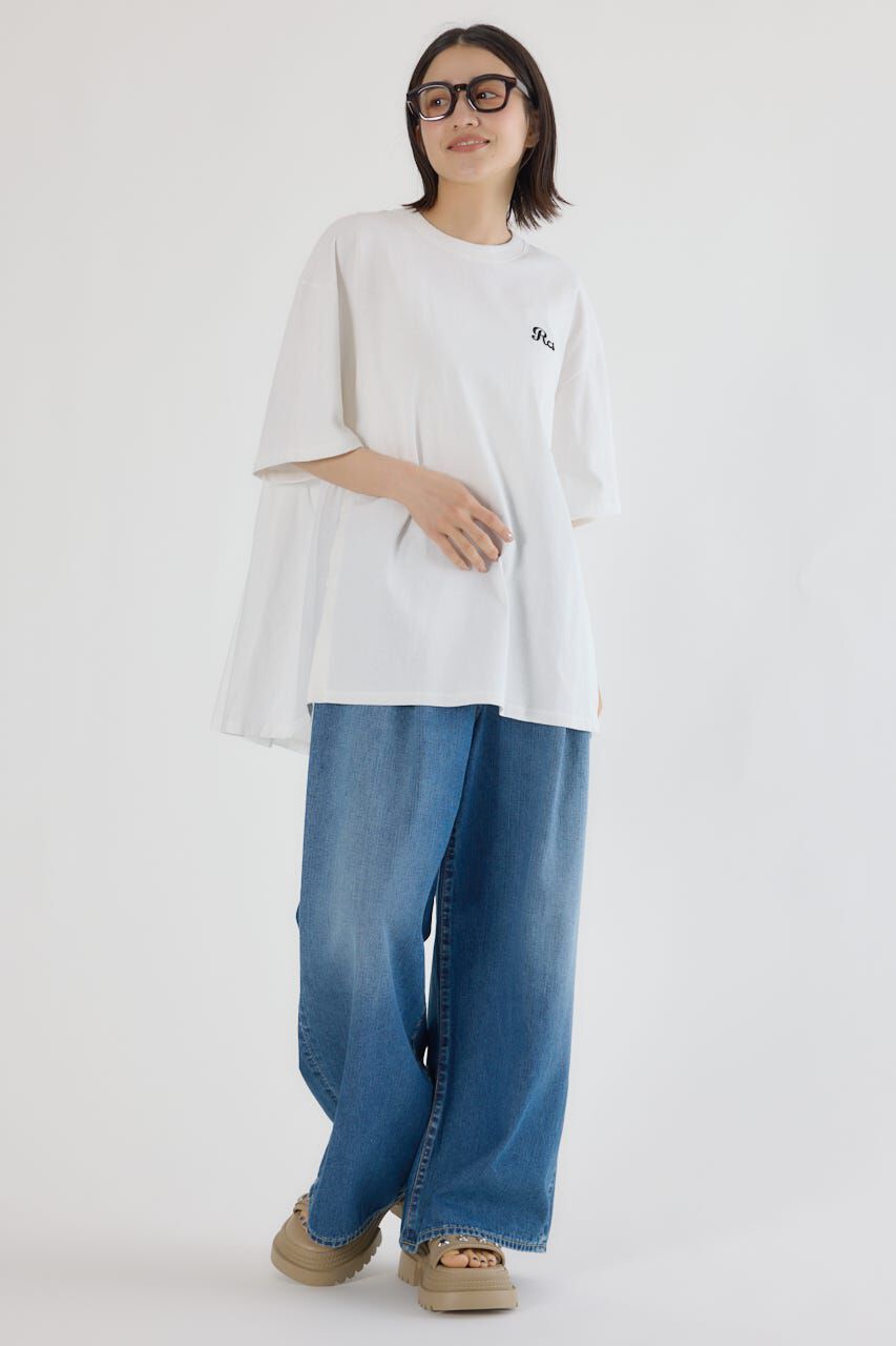 RODEO CROWNS「バックギャザードッキングTシャツ」|Tシャツ・カットソー|